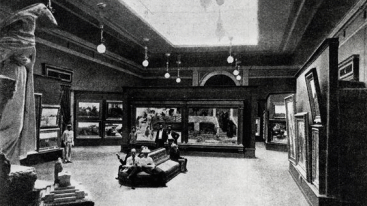 Pameran pertama Venice Biennale pada tahun 1895 di Fondazione La Biennale di Venezia / Historic Archive of Contemporary Arts
